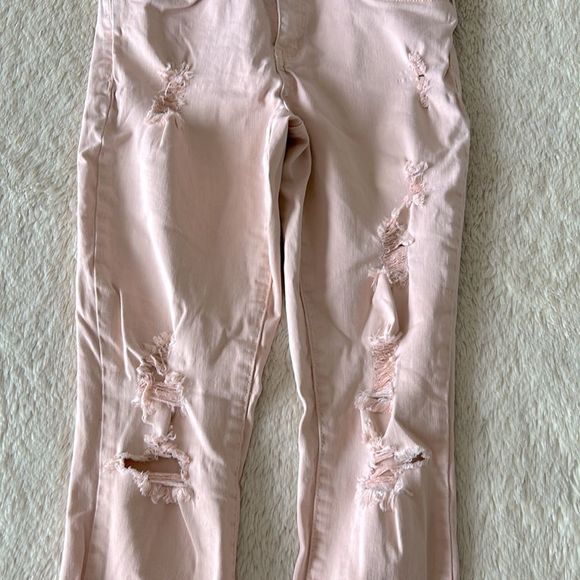 Refuge pink distressed skinny jeans size 6 - Picture 5 of 16